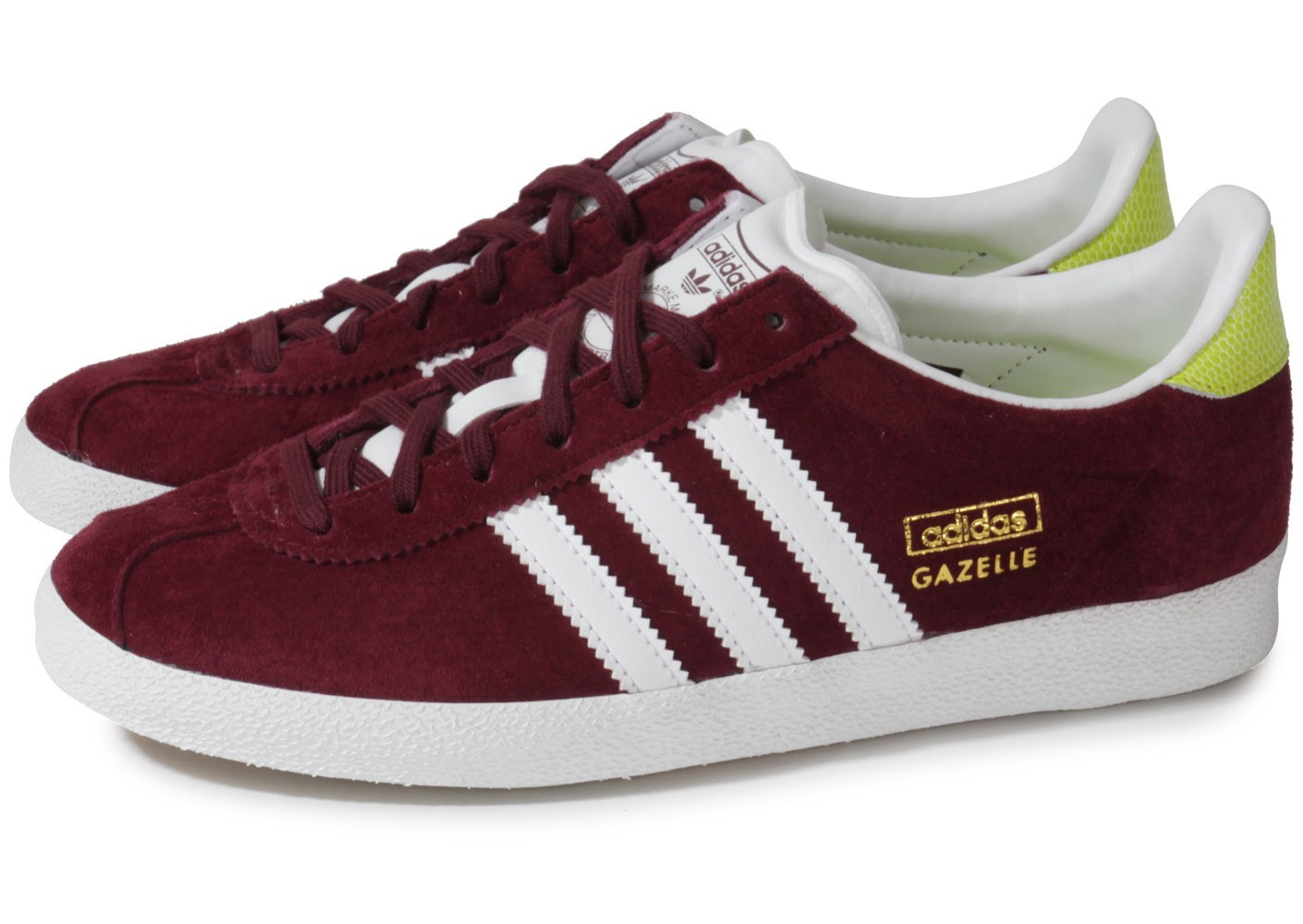 adidas gazelle bordeaux femme pas cher